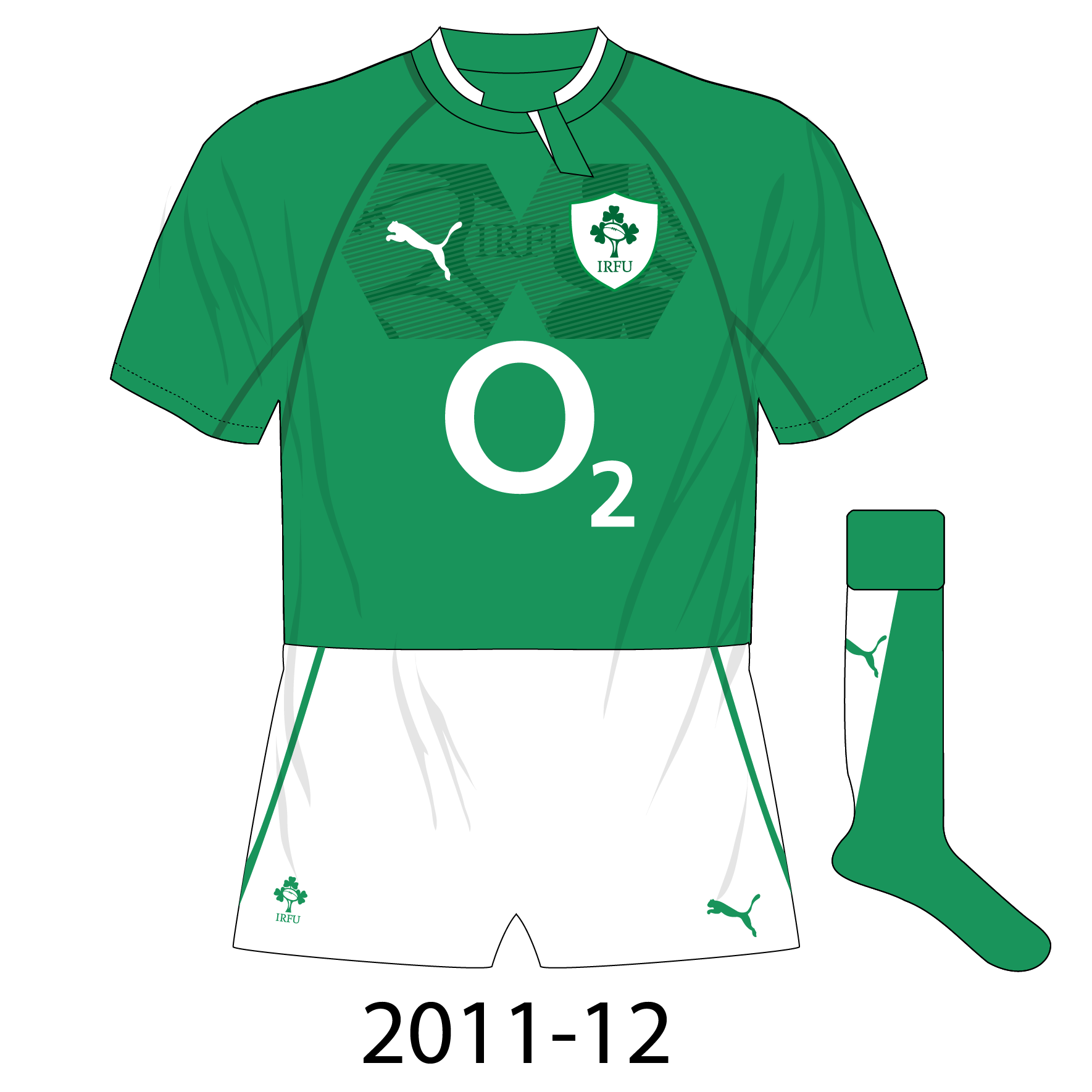 puma ireland rugby shirt