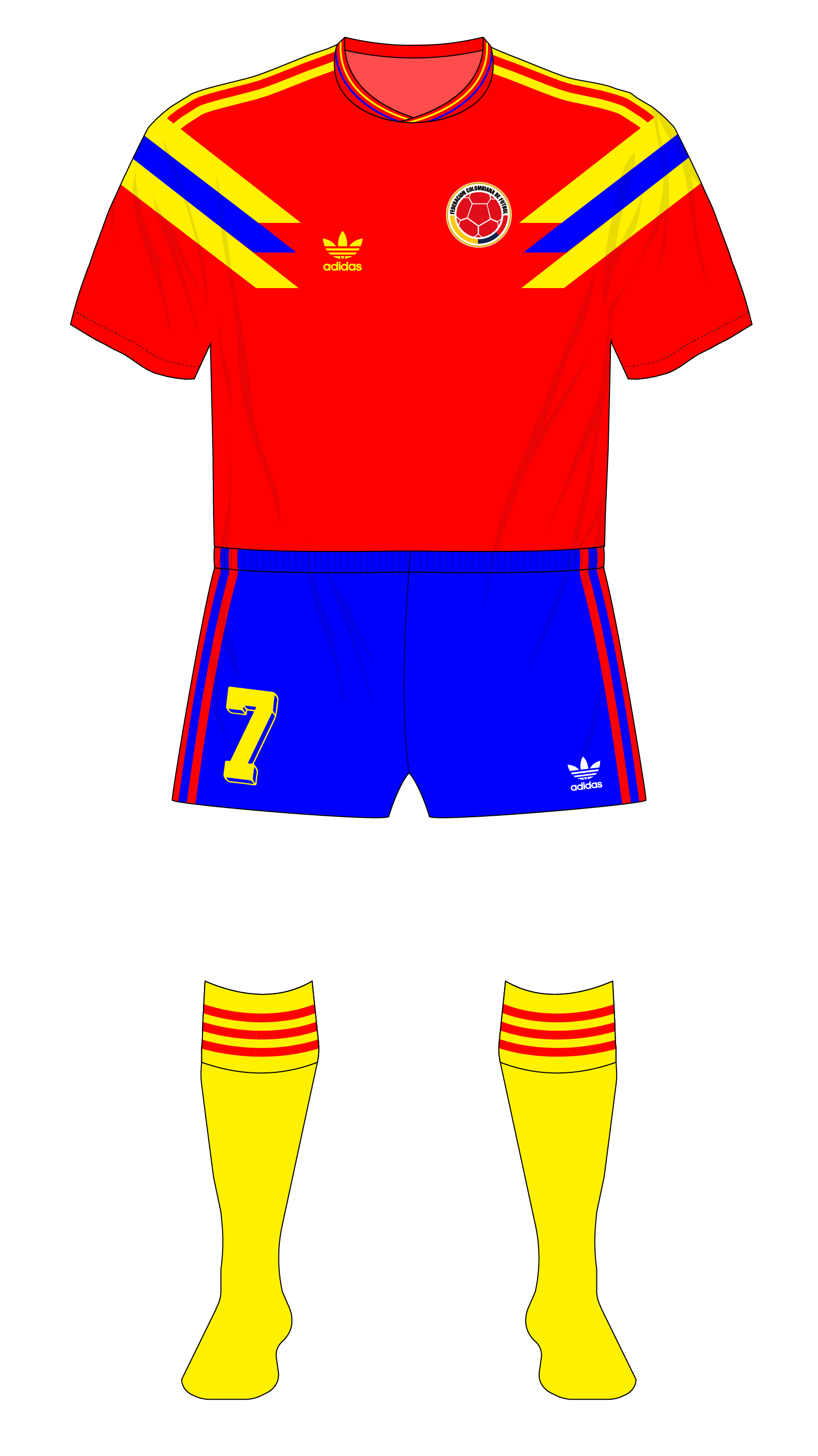 Agente de mudanzas atributo Ejercicio Colombia-1990-adidas-camiseta-Copa-Mundial-01 – MuseumofJerseys.com