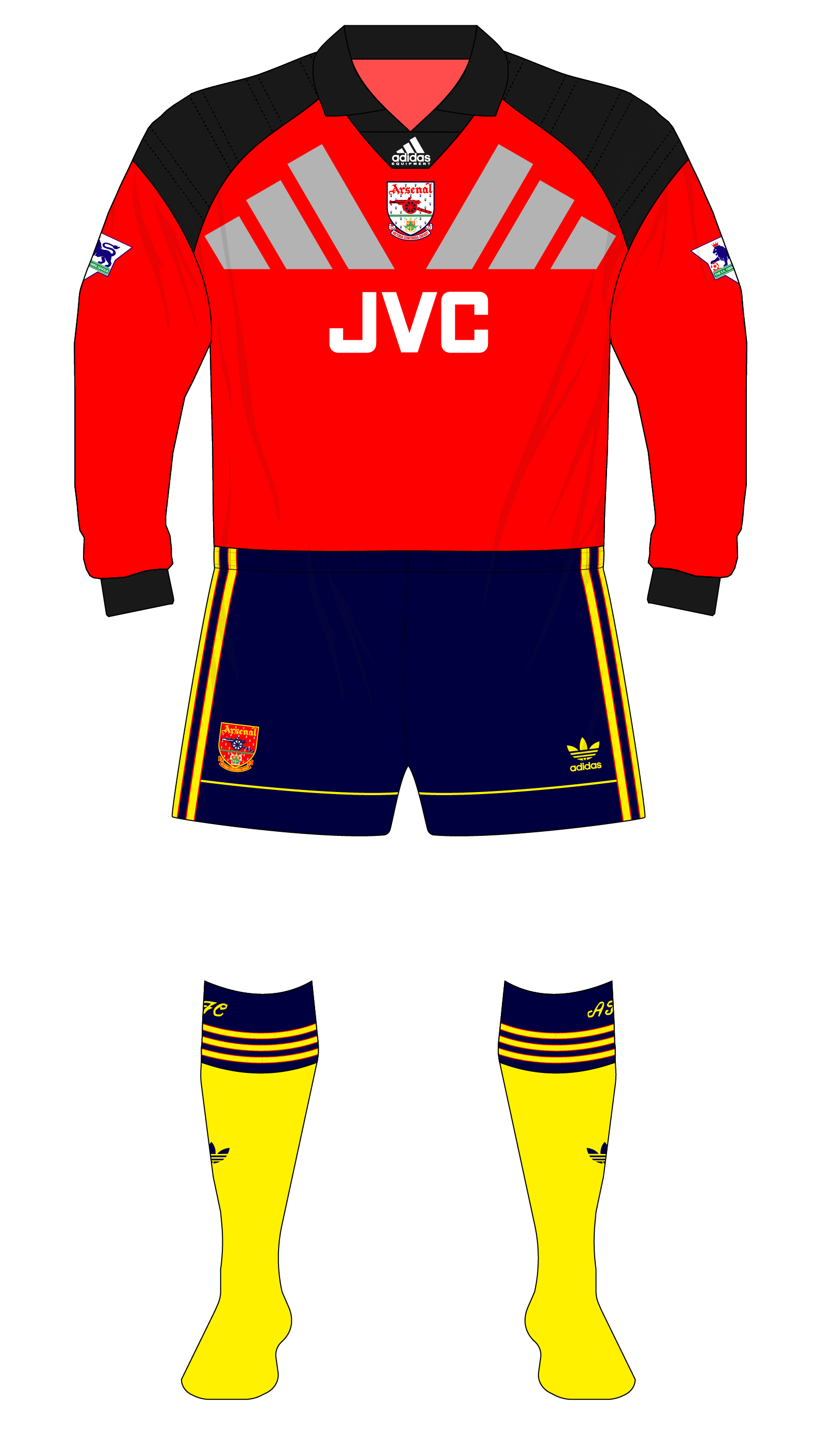 adidas-Arsenal-1992-alternative-red-goalkeeper-change-shirt-kit-Seaman-Blackburn-01  –