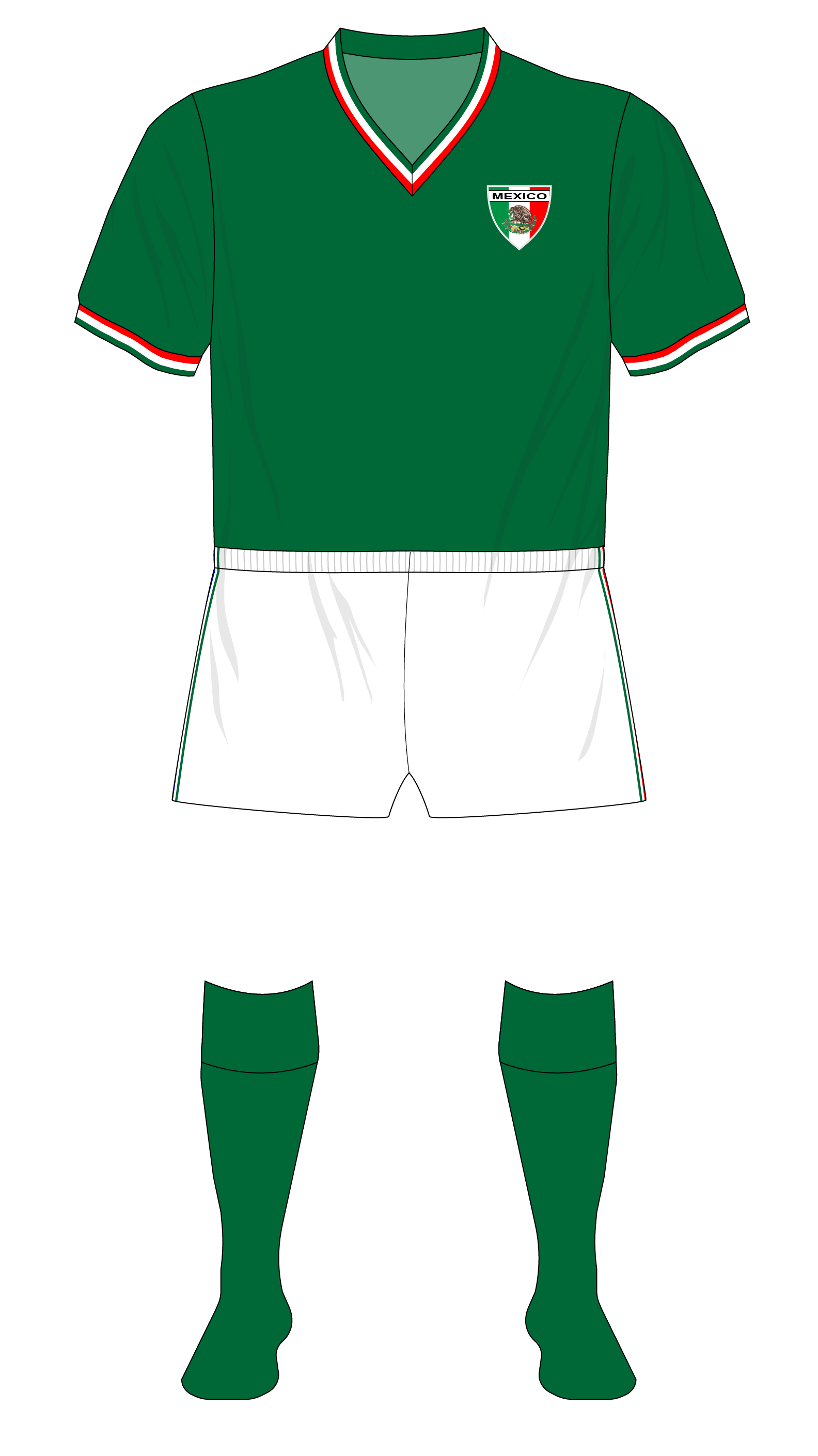 mexico 1970 world cup jersey