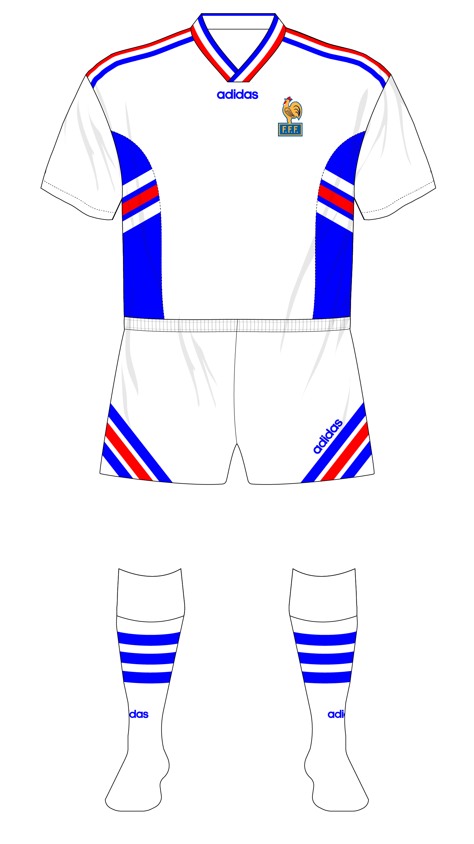 Maillot Domicile Equipe De France Espoirs (U21) - Nike - Bleu - Taille M