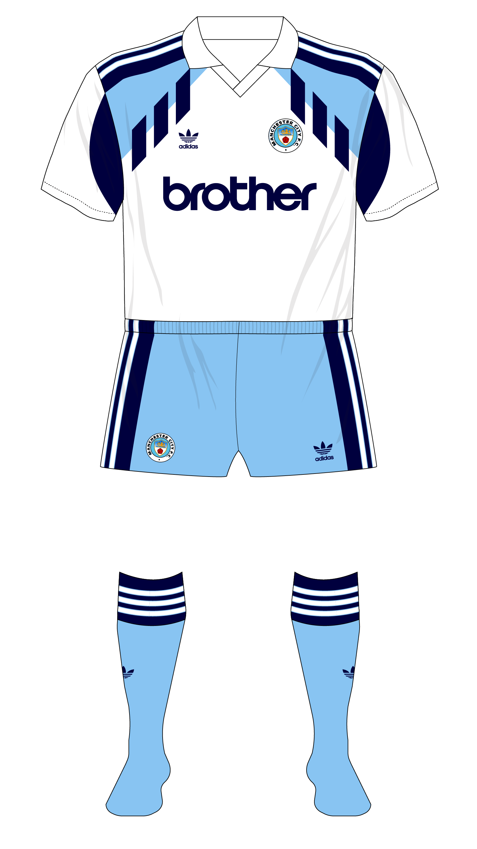 Steen Evolueren Bot Fantasy Kit Friday – Manchester City late 80s/early 90s adidas –  MuseumofJerseys.com