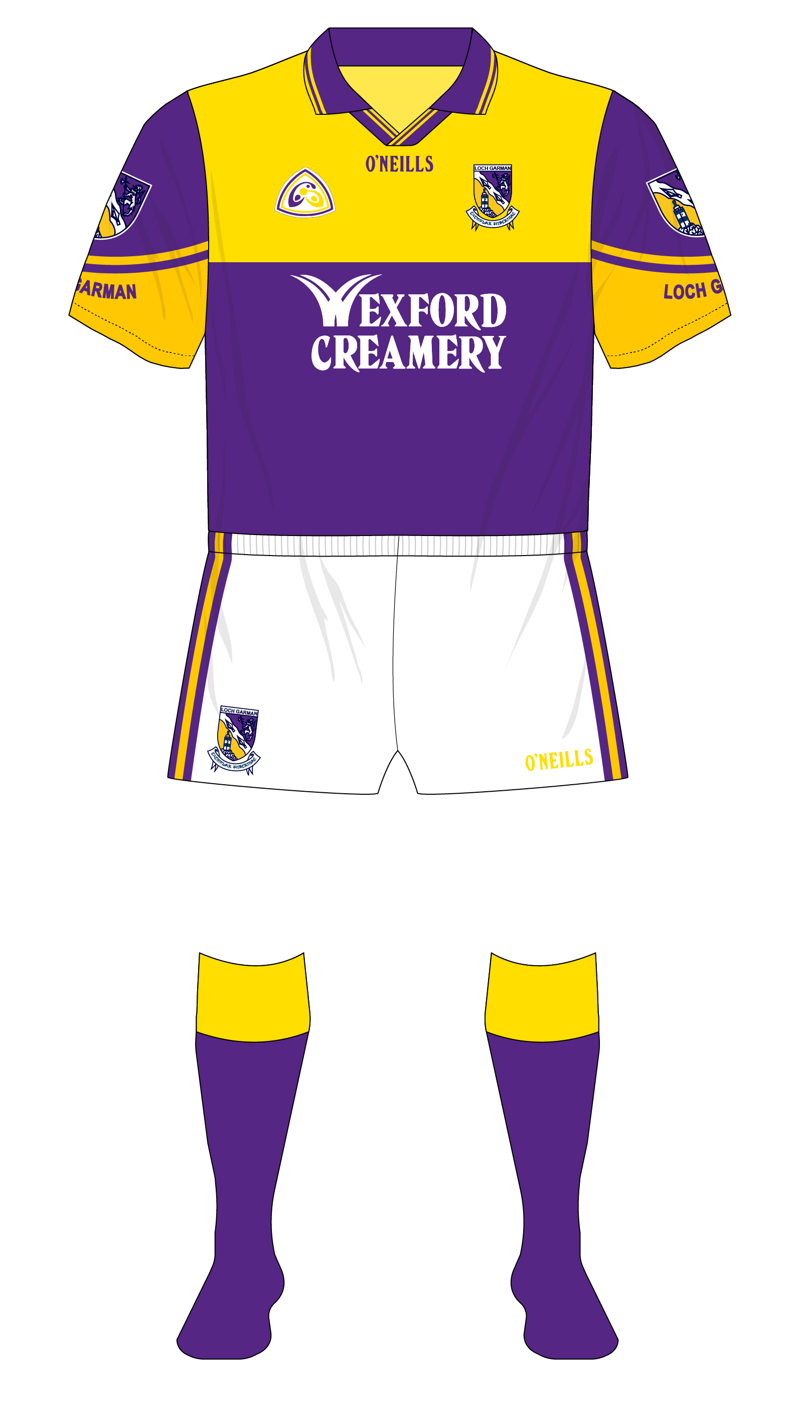 Maillot De Foot O'Neills Wexford Albion FC Années 2020 - Taille M - Gris Chiné/violet, Excellent état