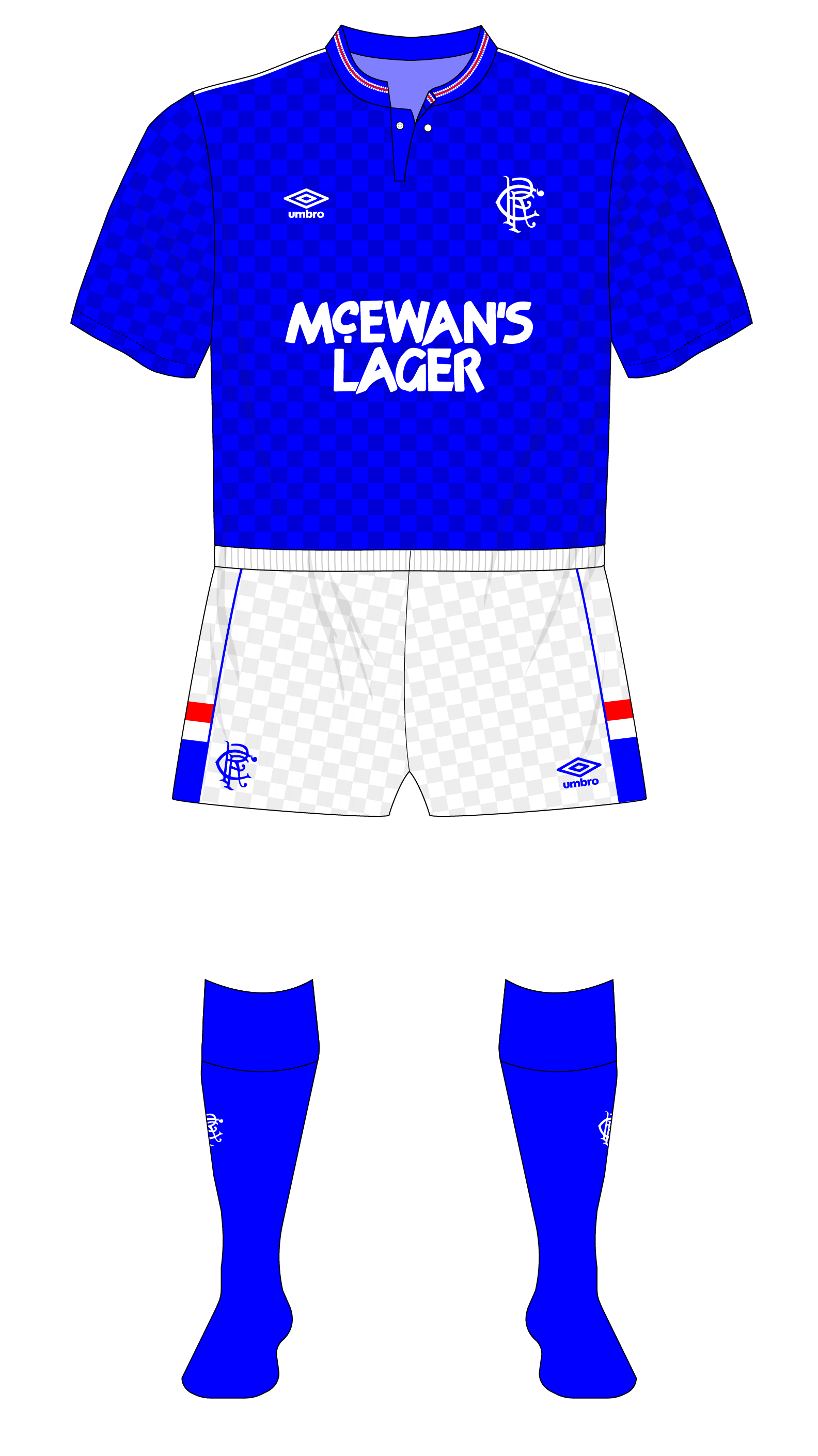 rangers 1988 shirt