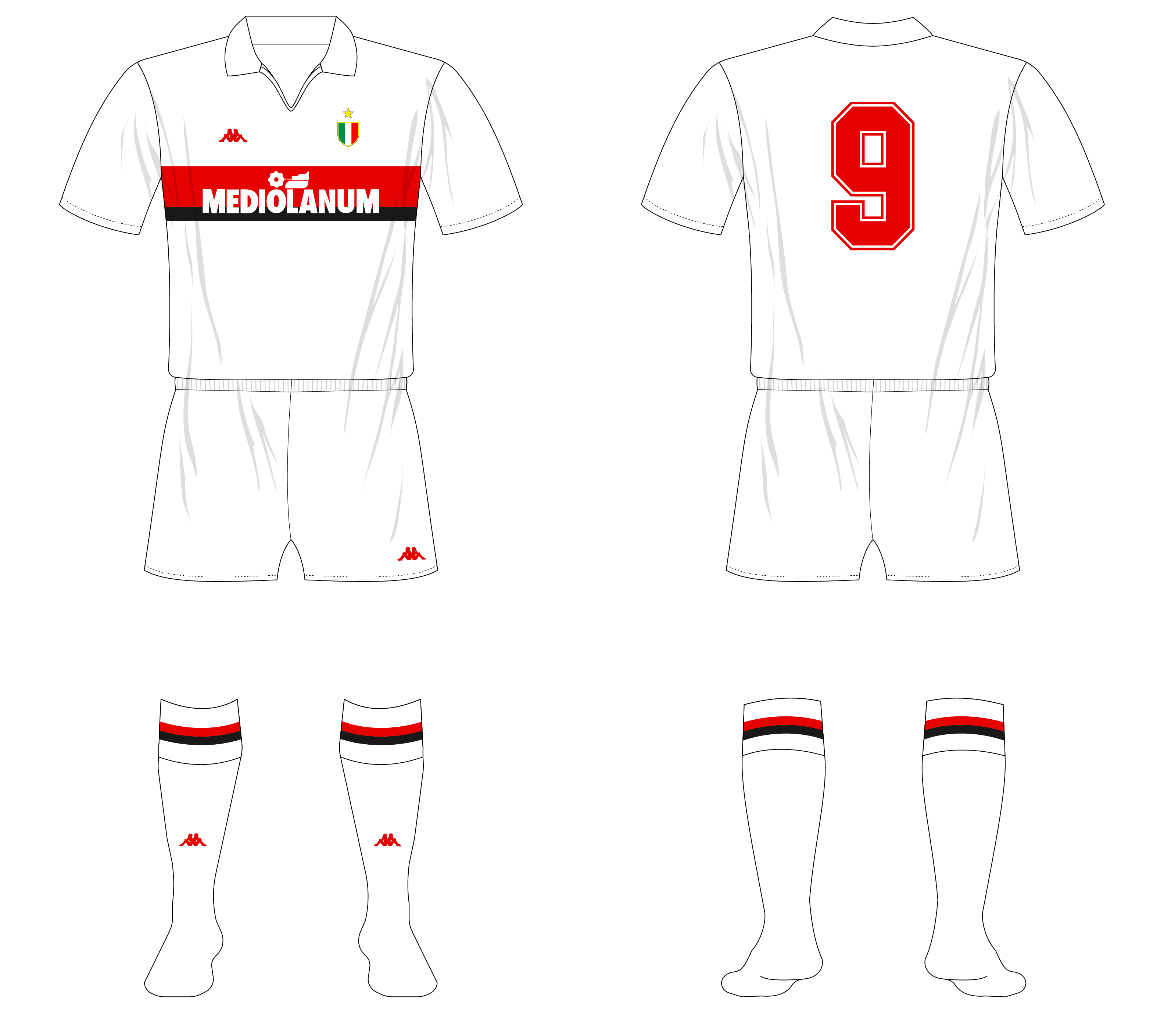 Incredible! Matchworn Ruud Gullit #10 AC Milan Serie A 1987/88 - Memorabilia Auction Site