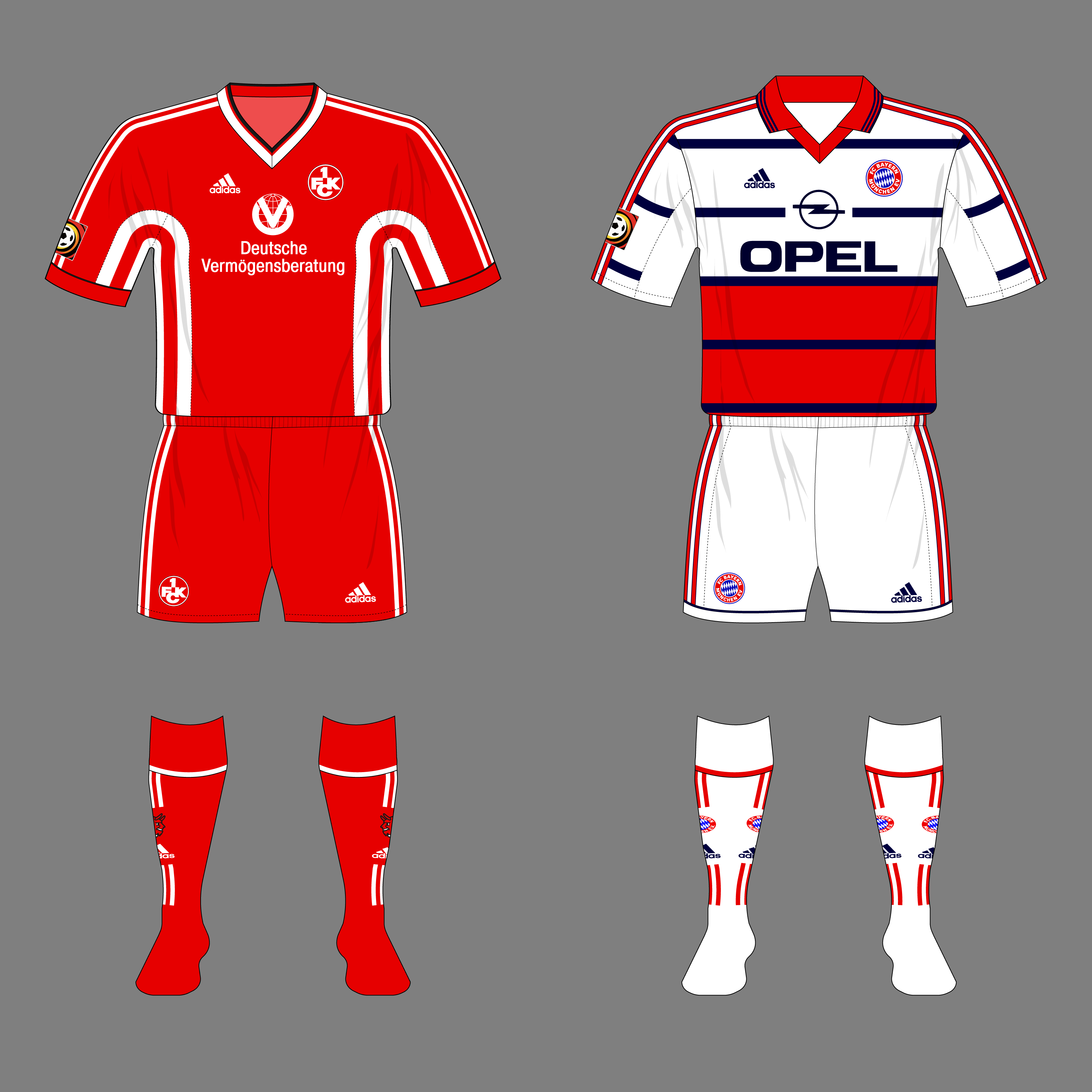 Bundesliga19981999adidas63KaiserslauternBayern Museum of Jerseys