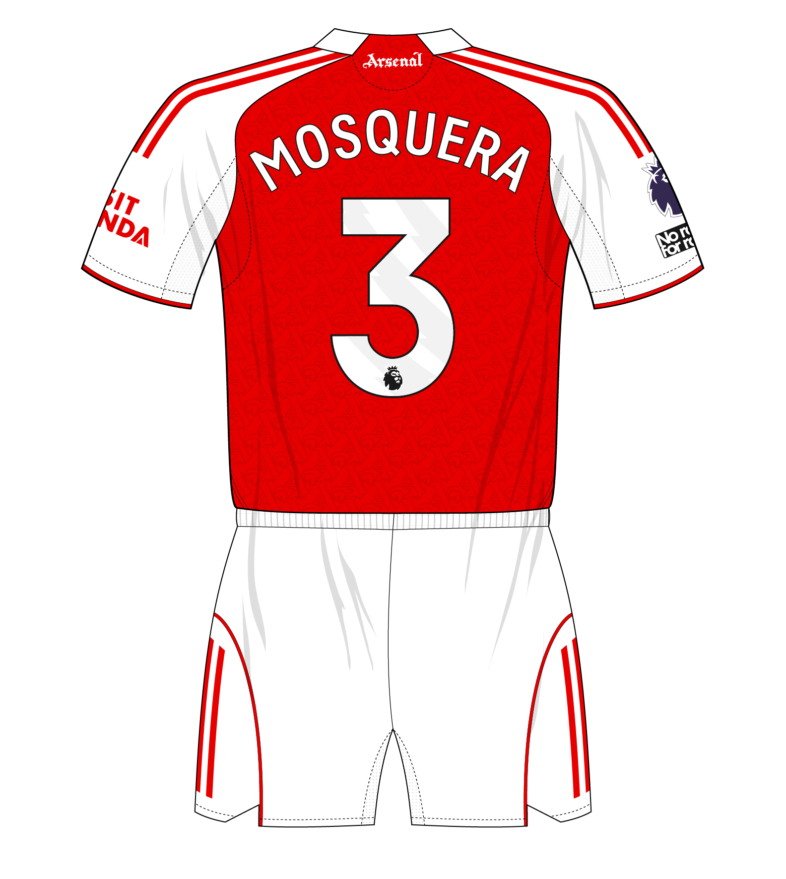 Arsenal-2025-2026-home-number-3-Mosquera_Number – Museum of Jerseys