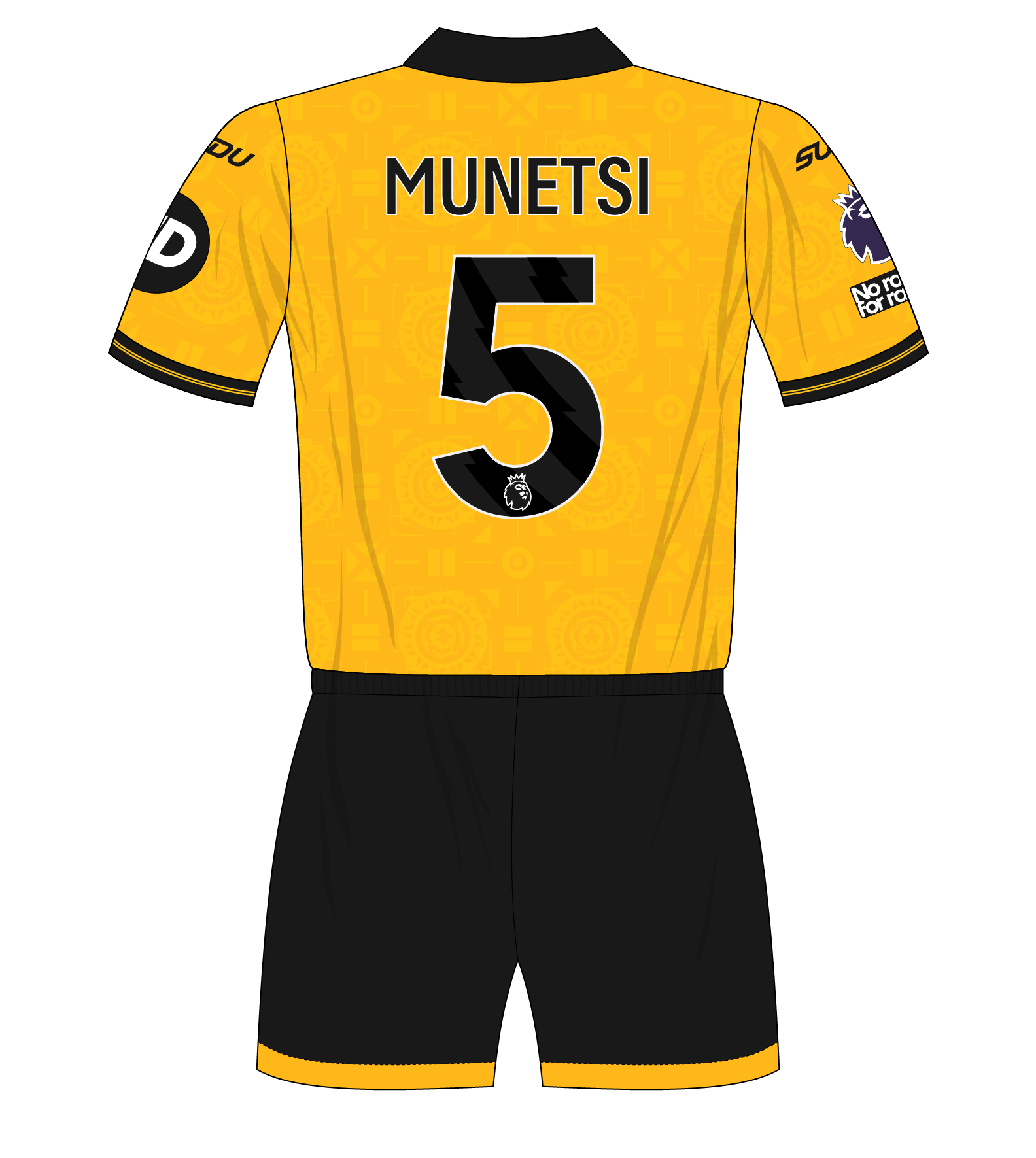 Wolverhampton-Wanderers-Wolves-2025-2026-home-number-5-Munetsi – Museum ...