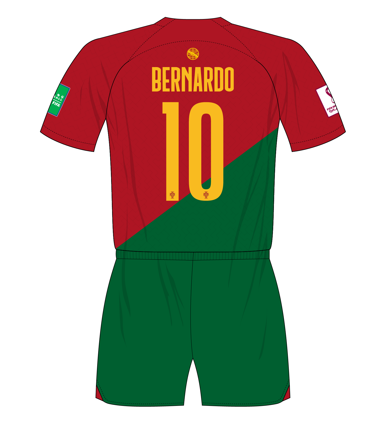 Portugal2022WorldCuphomenumber10BernardoSilva Museum of Jerseys