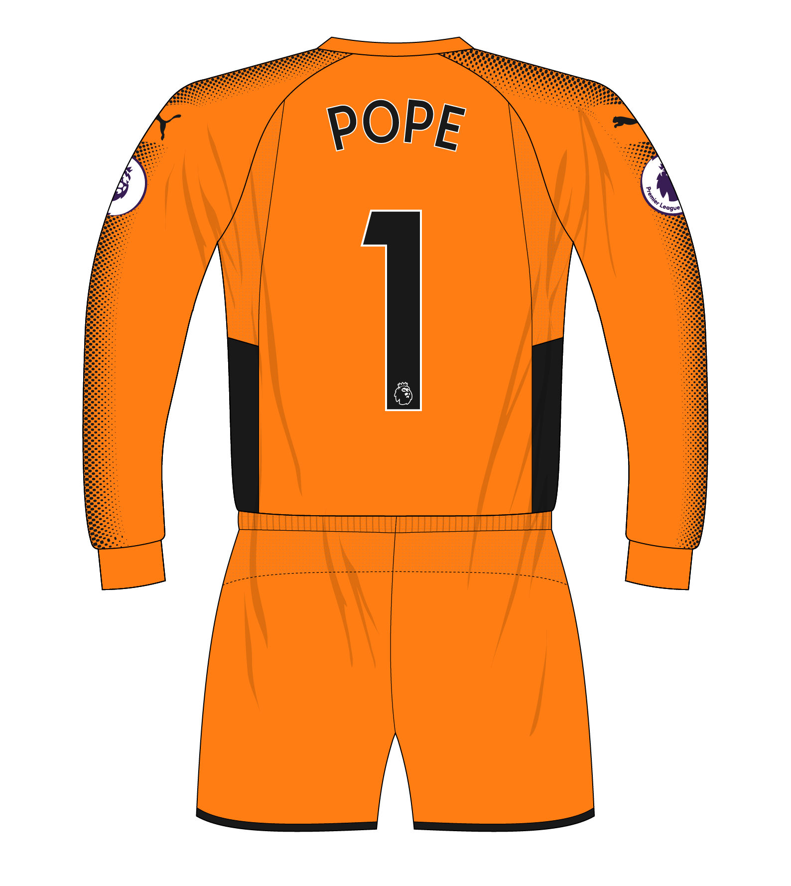 Burnley-2017-2018-home-number-1-Pope – Museum of Jerseys